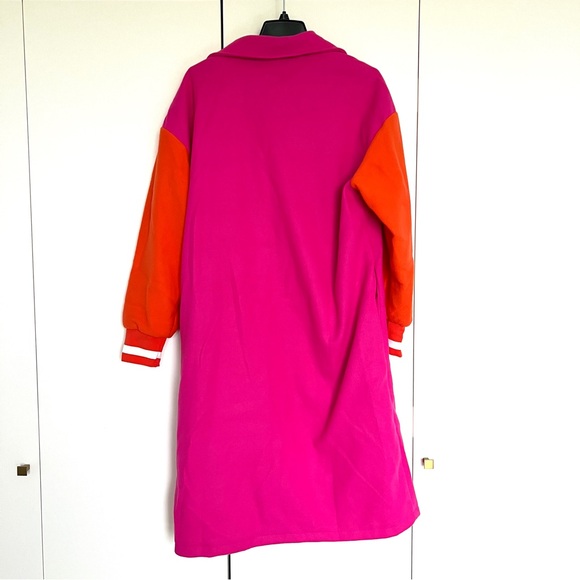 Classic Colorblock Double Breasted Lightweight Pea Coat - Picture 13 of 14